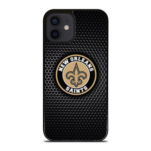 NEW ORLEANS SAINTS METAL BADGE iPhone 12 Mini Case