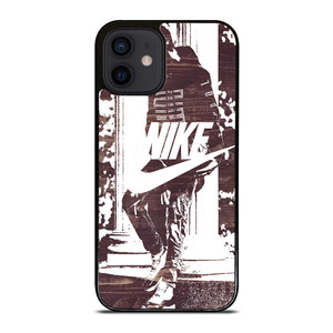 NIKE STREET URBAN BLACK WHITE iPhone 12 Mini Case