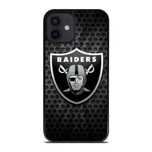 OAKLAND RAIDERS METAL LOGO iPhone 12 Mini Case OAKLAND RAIDERS METAL LOGO iPhone 12 Mini Case