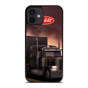 PETERBILT BLACK TRUCK iPhone 12 Mini Case PETERBILT BLACK TRUCK iPhone 12 Mini Case