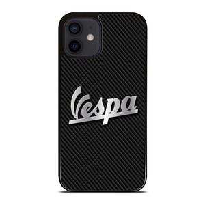 PIAGGIO VESPA METAL CARBON LOGO iPhone 12 Mini Case