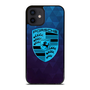 PORSCHE CAR BLUE LOGO iPhone 12 Mini Case