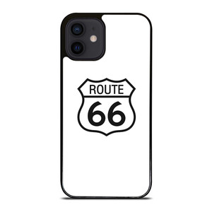 ROUTE 66 HISTORICAL STREET LOGO iPhone 12 Mini Case ROUTE 66 HISTORICAL STREET LOGO iPhone 12 Mini Case