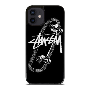 STUSSY SKATEBOARD ART iPhone 12 Mini Case STUSSY SKATEBOARD ART iPhone 12 Mini Case