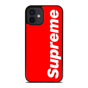 SUPREME RED LOGO iPhone 12 Mini Case