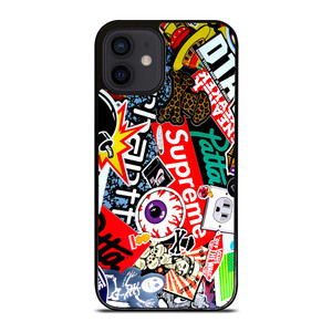 SUPREME STICKER AND OTHER BRAND iPhone 12 Mini Case SUPREME STICKER AND OTHER BRAND iPhone 12 Mini Case
