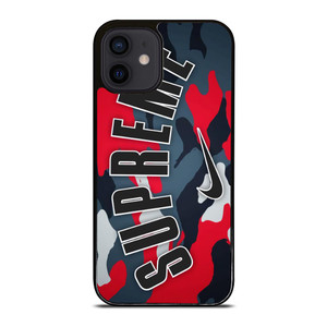 SUPREME X NIKE RED CAMO iPhone 12 Mini Case