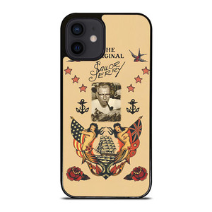 TATTOO SAILOR JERRY FACE iPhone 12 Mini Case TATTOO SAILOR JERRY FACE iPhone 12 Mini Case