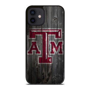 TEXAS AGGIES WOODEN LOGO iPhone 12 Mini Case