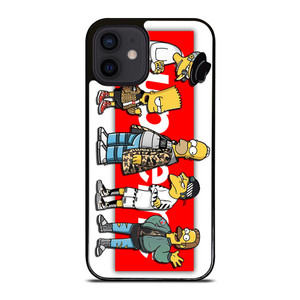 THE SIMPSONS SUPREME HYPEBEAST iPhone 12 Mini Case THE SIMPSONS SUPREME HYPEBEAST iPhone 12 Mini Case