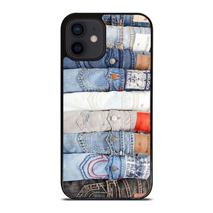 TRUE RELIGION BRAND JEANS COLLAGE iPhone 12 Mini Case TRUE RELIGION BRAND JEANS COLLAGE iPhone 12 Mini Case