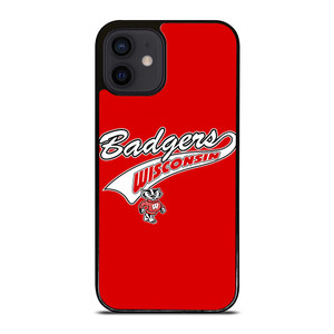 WISCONSIN BADGERS FOOTBALL SYMBOL iPhone 12 Mini Case WISCONSIN BADGERS FOOTBALL SYMBOL iPhone 12 Mini Case