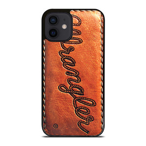 WRANGLER JEANS LOGO LEATHER iPhone 12 Mini Case WRANGLER JEANS LOGO LEATHER iPhone 12 Mini Case