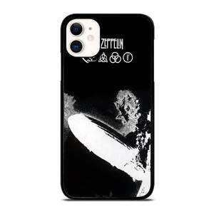 LED ZEPPELIN BLACK WHITE LOGO iPhone 11 Case