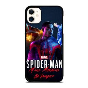 MARVEL SPIDERMAN MILES MORALES POSTER iPhone 11 Case