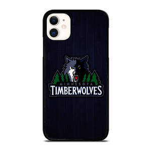 MINNESOTA TIMBERWOLVES WOODEN LOGO iPhone 11 Case MINNESOTA TIMBERWOLVES WOODEN LOGO iPhone 11 Case