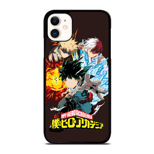 MY HERO ACADEMIA DEKU TODOROKI AND BAKUGOU iPhone 11 Case