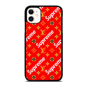 NEW SUPREME RED GOLD PATTERN iPhone 11 Case NEW SUPREME RED GOLD PATTERN iPhone 11 Case