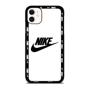 NIKE SWOOSH ROUND WHITE iPhone 11 Case