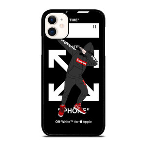 OFF WHITE X DAB SUPREME ILLUSTRATION iPhone 11 Case OFF WHITE X DAB SUPREME ILLUSTRATION iPhone 11 Case