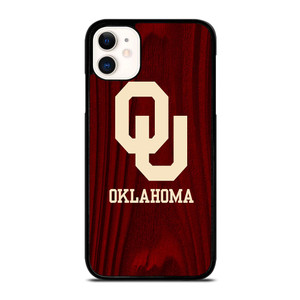 OKLAHOMA SOONERS WOODEN LOGO iPhone 11 Case