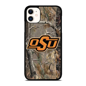 OKLAHOMA STATE UNIVERSITY CAMO LEAF iPhone 11 Case