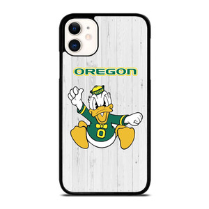 OREGON DUCKS WOODEN LOGO iPhone 11 Case OREGON DUCKS WOODEN LOGO iPhone 11 Case