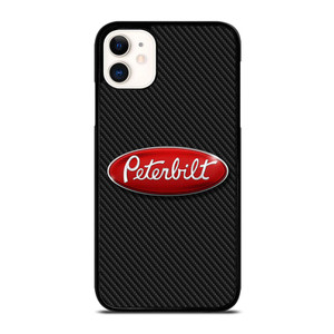 PETERBILT TRUCK LOGO CARBON iPhone 11 Case