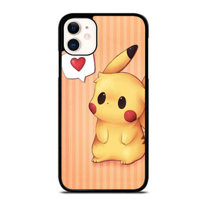 PIKACHU POKEMON LOVE SIGN iPhone 11 Case PIKACHU POKEMON LOVE SIGN iPhone 11 Case