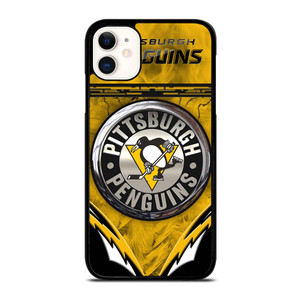 PITTSBURGH PENGUINS METAL NHL iPhone 11 Case PITTSBURGH PENGUINS METAL NHL iPhone 11 Case