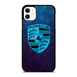 PORSCHE CAR BLUE LOGO iPhone 11 Case