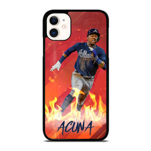 RONALD ACUNA JR ATLANTA BRAVES BASEBALL MLB iPhone 11 Case RONALD ACUNA JR ATLANTA BRAVES BASEBALL MLB iPhone 11 Case