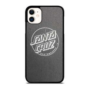 SANTA CRUZ SKATEBOARD LOGO ASPHALT iPhone 11 Case SANTA CRUZ SKATEBOARD LOGO ASPHALT iPhone 11 Case