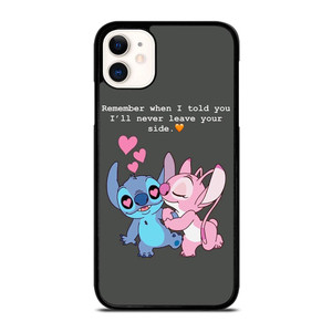 STITCH AND GIRLFRIEND LOVE QUOTE iPhone 11 Case STITCH AND GIRLFRIEND LOVE QUOTE iPhone 11 Case