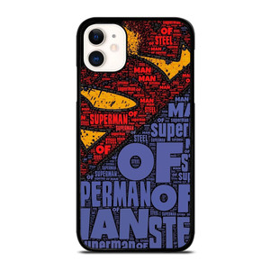 SUPERMAN LOGO ART WALL iPhone 11 Case