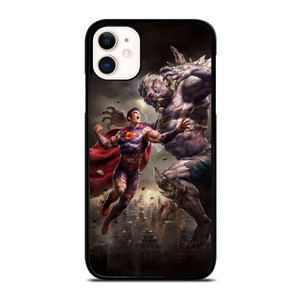 SUPERMAN VS DOOMSDAY ART iPhone 11 Case