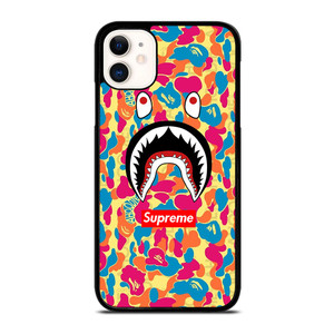 SUPREME BAPE CAMO COLOR FULL iPhone 11 Case SUPREME BAPE CAMO COLOR FULL iPhone 11 Case