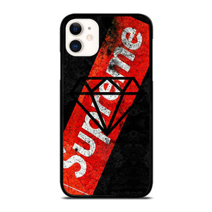 SUPREME DIAMOND SUPPLY CO BLACK iPhone 11 Case SUPREME DIAMOND SUPPLY CO BLACK iPhone 11 Case