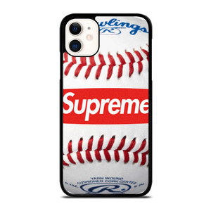 SUPREME X RAWLINGS BASEBALL iPhone 11 Case SUPREME X RAWLINGS BASEBALL iPhone 11 Case