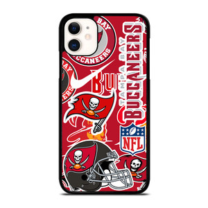 TAMPA BAY BUCCANEERS NFL STICKER BOMB iPhone 11 Case TAMPA BAY BUCCANEERS NFL STICKER BOMB iPhone 11 Case