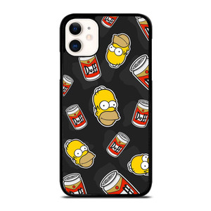 THE SIMPSONS HOMER DUFF BEER iPhone 11 Case THE SIMPSONS HOMER DUFF BEER iPhone 11 Case