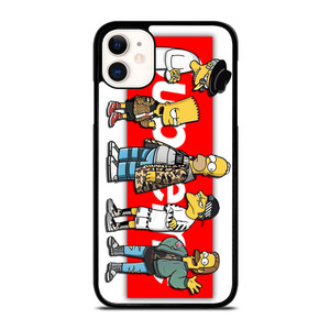 THE SIMPSONS SUPREME HYPEBEAST iPhone 11 Case THE SIMPSONS SUPREME HYPEBEAST iPhone 11 Case