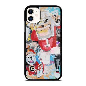UNIVERSITY OF GEORGIA BULLDOGS UGA ART iPhone 11 Case