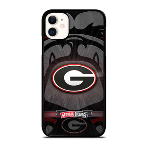 UNIVERSITY OF GEORGIA BULLDOGS UGA BLACK iPhone 11 Case