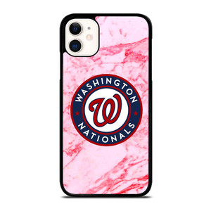 WASHINGTON NATIONALS PINK MARBLE iPhone 11 Case WASHINGTON NATIONALS PINK MARBLE iPhone 11 Case
