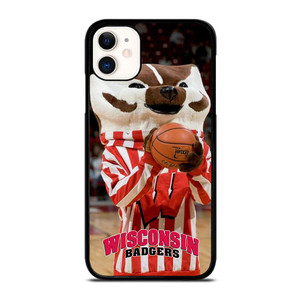 WISCONSIN BADGER MASCOT 2 iPhone 11 Case WISCONSIN BADGER MASCOT 2 iPhone 11 Case