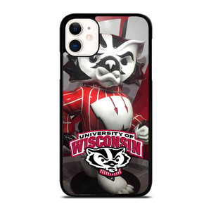 WISCONSIN BADGER MASCOT iPhone 11 Case