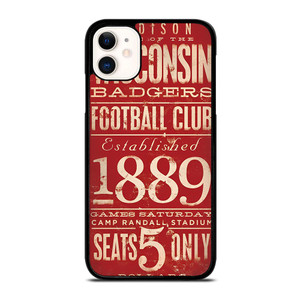 WISCONSIN BADGER OLD TICKET iPhone 11 Case WISCONSIN BADGER OLD TICKET iPhone 11 Case