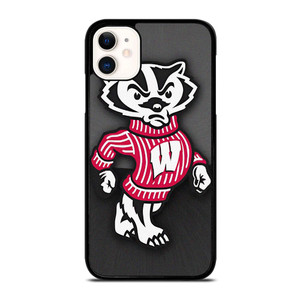 WISCONSIN BADGERS FOOTBALL MASCOT iPhone 11 Case WISCONSIN BADGERS FOOTBALL MASCOT iPhone 11 Case