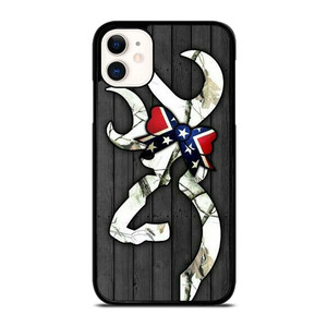 WOODEN CAMO BROWNING LOGO iPhone 11 Case